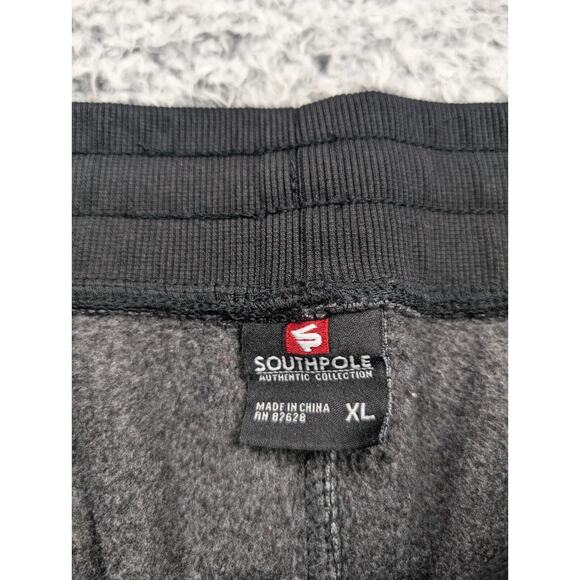 Southpole Pants Men Extra Large Gray Sweatpants Drawstring Jogger Athleisure - Picture 4 of 9